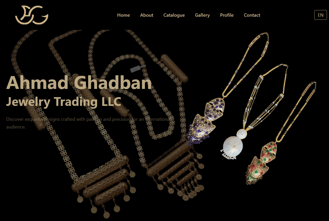Ahmad Ghadban website