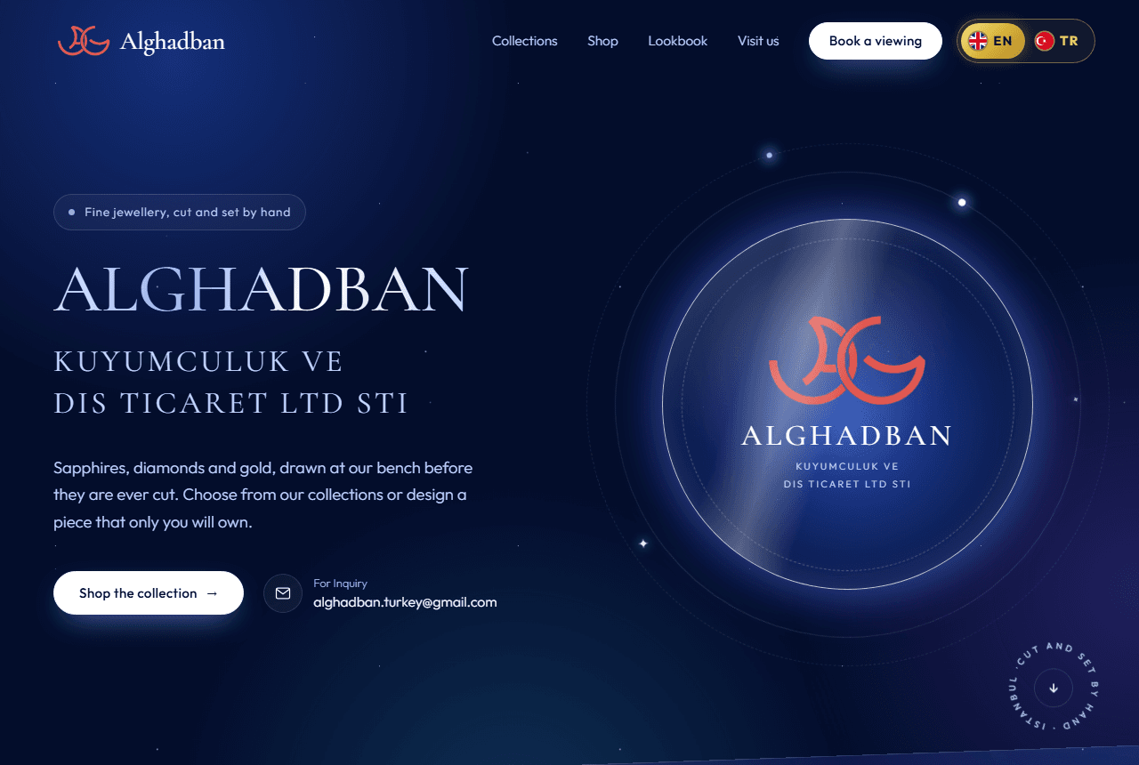 Alghadban website