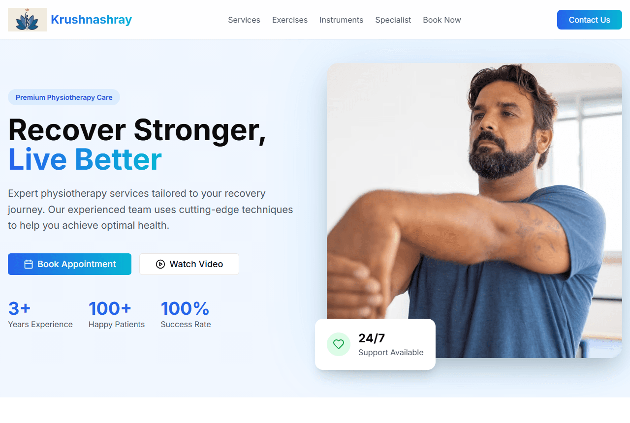 Krushnashray website